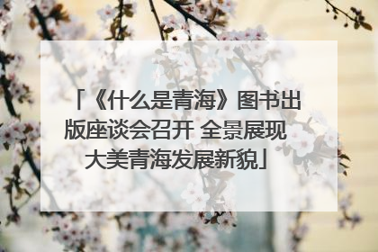 《什么是青海》图书出版座谈会召开 全景展现大美青海发展新貌