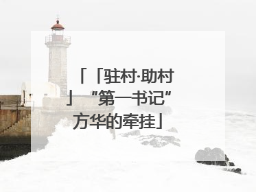 「驻村·助村」“第一书记”方华的牵挂