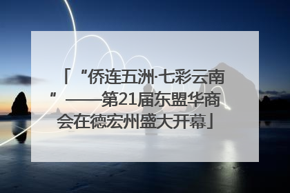 “侨连五洲·七彩云南”——第21届东盟华商会在德宏州盛大开幕