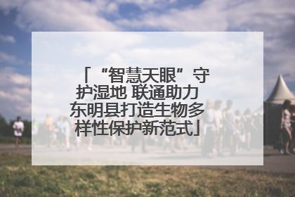 “智慧天眼”守护湿地 联通助力东明县打造生物多样性保护新范式
