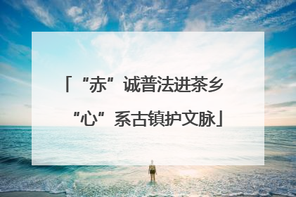 “赤”诚普法进茶乡 “心”系古镇护文脉