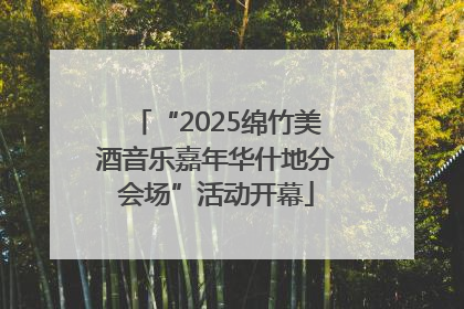 “2025绵竹美酒音乐嘉年华什地分会场”活动开幕