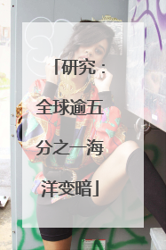 研究：全球逾五分之一海洋变暗