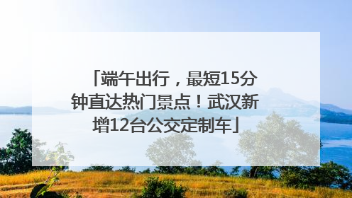 端午出行，最短15分钟直达热门景点！武汉新增12台公交定制车