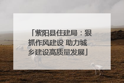 紫阳县住建局：狠抓作风建设 助力城乡建设高质量发展