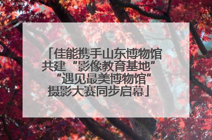 佳能携手山东博物馆共建“影像教育基地” “遇见最美博物馆”摄影大赛同步启幕