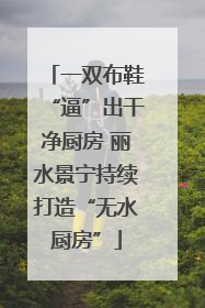 一双布鞋“逼”出干净厨房 丽水景宁持续打造“无水厨房”