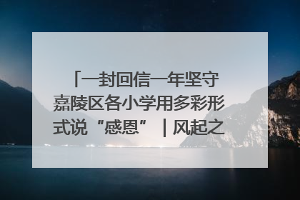 一封回信一年坚守 嘉陵区各小学用多彩形式说“感恩”｜风起之江 扶摇直上