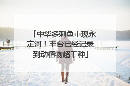 中华多刺鱼重现永定河！丰台已经记录到动植物超千种