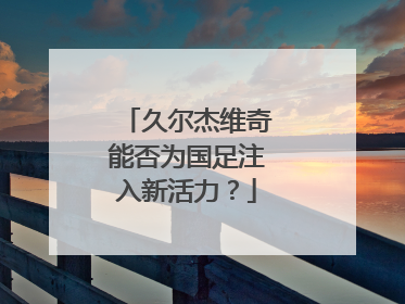 久尔杰维奇能否为国足注入新活力？