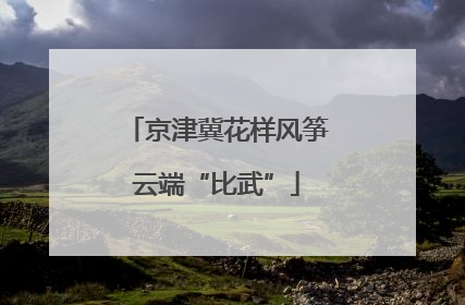 京津冀花样风筝云端“比武”