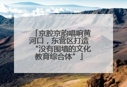 京腔京韵唱响黄河口，东营区打造“没有围墙的文化教育综合体”