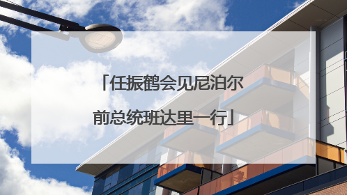 任振鹤会见尼泊尔前总统班达里一行