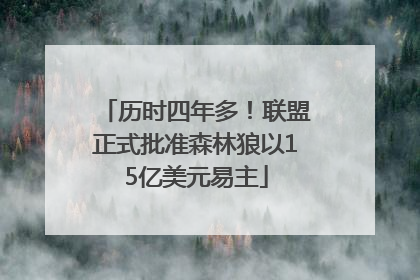 历时四年多！联盟正式批准森林狼以15亿美元易主