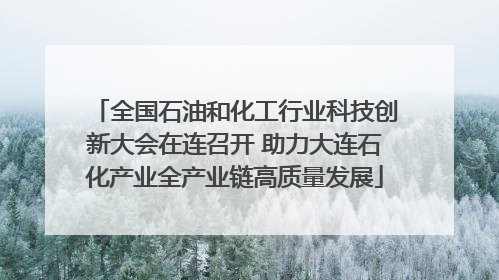 全国石油和化工行业科技创新大会在连召开 助力大连石化产业全产业链高质量发展