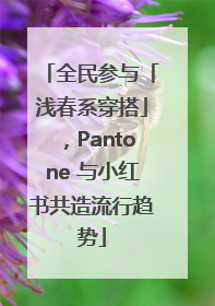 全民参与「浅春系穿搭」，Pantone 与小红书共造流行趋势
