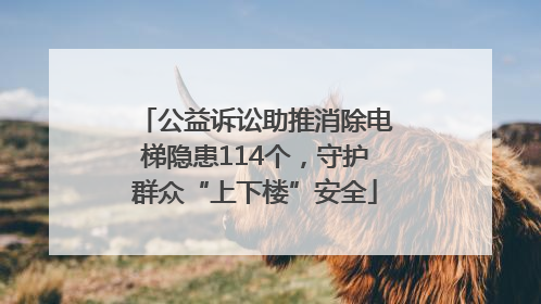公益诉讼助推消除电梯隐患114个，守护群众“上下楼”安全