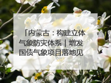 内蒙古：构建立体气象防灾体系｜增发国债气象项目落地见效系列报道
