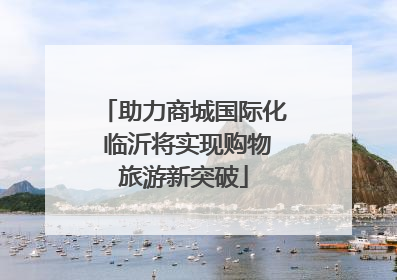 助力商城国际化 临沂将实现购物旅游新突破