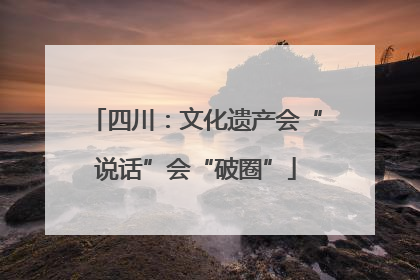 四川：文化遗产会“说话”会“破圈”