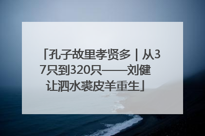 孔子故里孝贤多｜从37只到320只——刘健让泗水裘皮羊重生