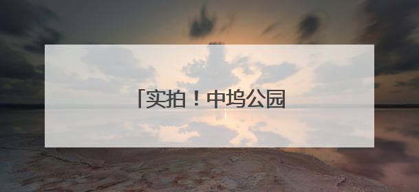 实拍！中坞公园京西稻插秧啦