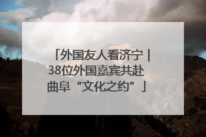 外国友人看济宁｜38位外国嘉宾共赴曲阜“文化之约”