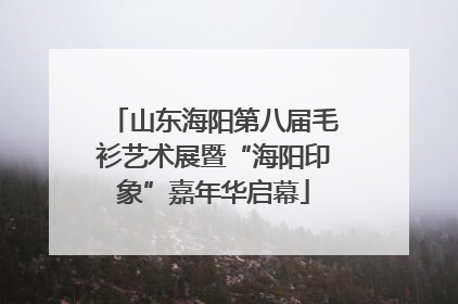 山东海阳第八届毛衫艺术展暨“海阳印象”嘉年华启幕