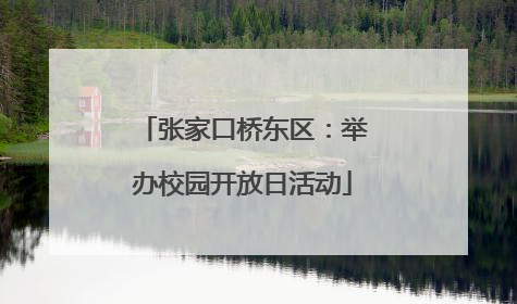 张家口桥东区：举办校园开放日活动