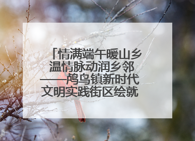 情满端午暖山乡 温情脉动润乡邻——鸬鸟镇新时代文明实践街区绘就文化共富新图景