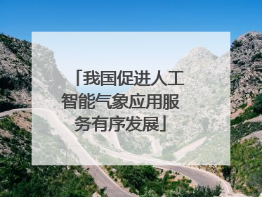 我国促进人工智能气象应用服务有序发展