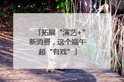 拓展“演艺+”新消费，这个端午超“有戏”