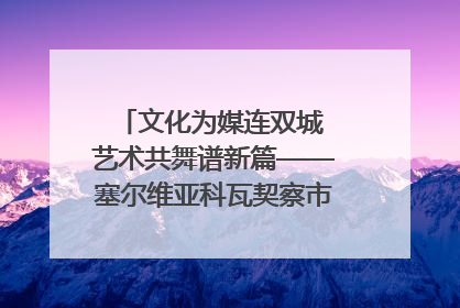 文化为媒连双城 艺术共舞谱新篇——塞尔维亚科瓦契察市代表团访问日照