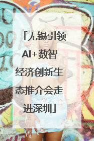 无锡引领AI+数智经济创新生态推介会走进深圳