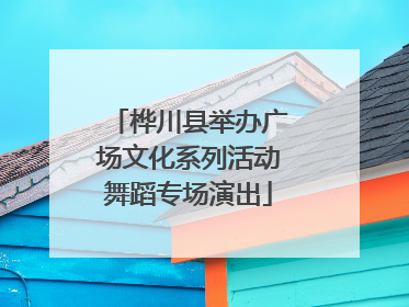桦川县举办广场文化系列活动舞蹈专场演出