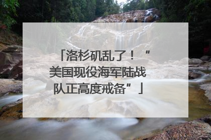 洛杉矶乱了！“美国现役海军陆战队正高度戒备”