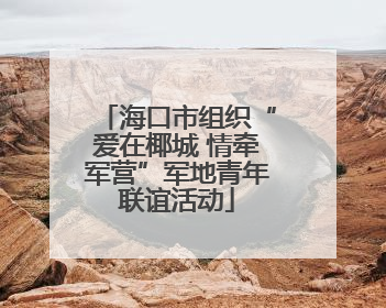 海口市组织“爱在椰城 情牵军营”军地青年联谊活动