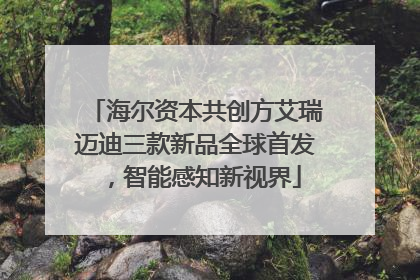海尔资本共创方艾瑞迈迪三款新品全球首发，智能感知新视界
