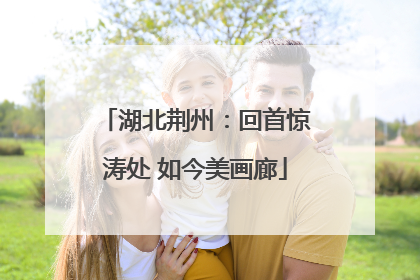 湖北荆州：回首惊涛处 如今美画廊