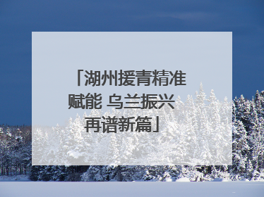 湖州援青精准赋能 乌兰振兴再谱新篇
