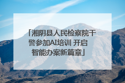湘阴县人民检察院干警参加AI培训 开启智能办案新篇章