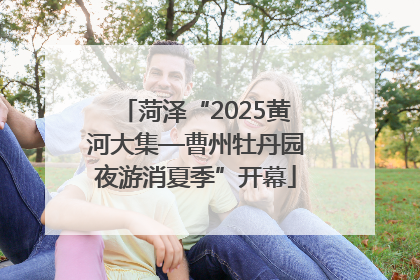 菏泽“2025黄河大集—曹州牡丹园夜游消夏季”开幕