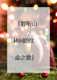 聆听山林间的生命之歌
