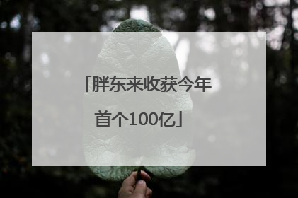 胖东来收获今年首个100亿