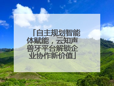 自主规划智能体赋能，云知声兽牙平台解锁企业协作新价值
