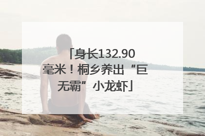 身长132.90毫米！桐乡养出“巨无霸”小龙虾