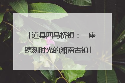 道县四马桥镇：一座镌刻时光的湘南古镇