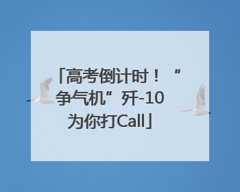 高考倒计时！“争气机”歼-10为你打Call