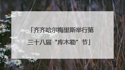 齐齐哈尔梅里斯举行第三十八届“库木勒”节