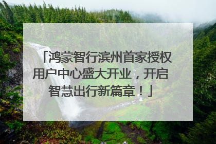 鸿蒙智行滨州首家授权用户中心盛大开业，开启智慧出行新篇章！